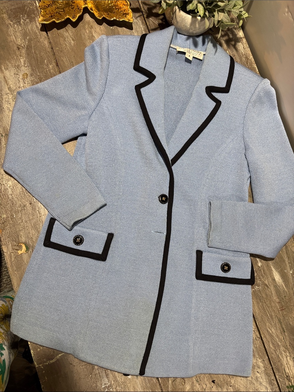 vintage St. John Collection Santana Knit Blazer Jacket